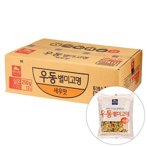 우동별미고명 250g면사랑 BOX(12), 250g, 12개