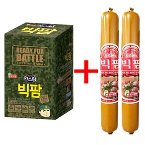 롯데 빅팜1200g+ 빅팜150gX2개 기획 군대 간식 소시지 키스틱 주전부리 어린이, 1개