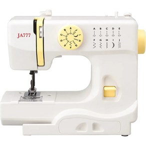 JANOME 컴팩트 전동 재봉틀 풋 스위치 부착 JA777