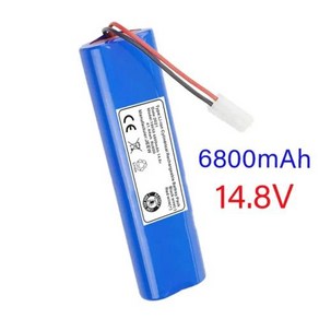 로봇 청소기 배터리 진동 호환(교체) 긴수명 100% 14.8V 6800mAh 팩 Qihoo 360 S6 진공 예비 부품 교체, 1개