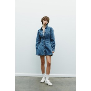 [국내발송] ZARA 여성 TRF 데님 미니 원피스 319787