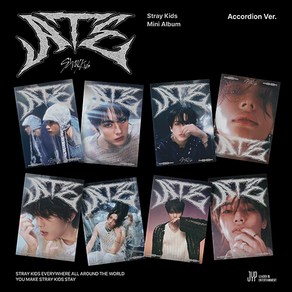 스트레이 키즈 - ATE [Accodion Ve.](커버 8종 중 랜덤 발송) 포토북+리릭페이퍼+포토카드+미니 립 카드