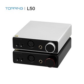 TOPPING L50 pass though NFCA Headphone Amplifie SE+BAL Input Audio Amp 6.35mm/4 pin XLR Output, Black