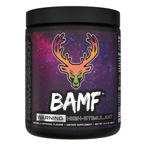 Bucked Up BAMF High-Stim Focus 프리워크아웃 30서빙, Passionfuit-Oange-Guava, 1개, 366g