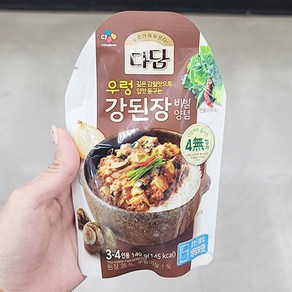 CJ 강된장 비빔양념 140G x 5개 일반포장 종이박스포장