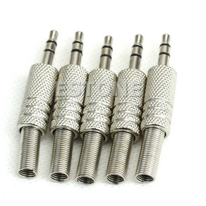 5 3.5mm 스테레오 헤드폰 남성 플러그 잭 오디오 솔더 커넥터 TRS 남성 오디오 잭 플러그 커넥터 DIY 팩, 1개