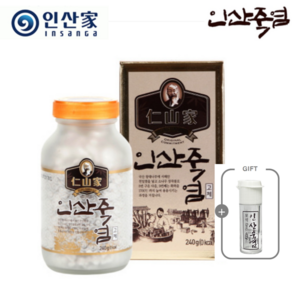 9회 인산죽염 분말(230g) 또는 고체(240g)+9회 죽염담은 휴대용기(2개)와 금흑블랙크런치(10g 2개), 240g, 1개