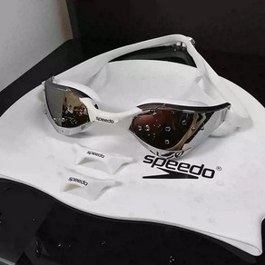 스피도(Speedo) 안티포그 반사경렌즈 저항저감 일체형 프레임 전문 선수 시합용 남여수경