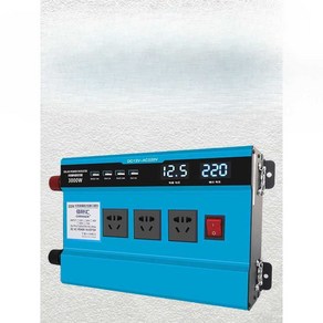 차량용 인버터 12v 전력 변환기 순수정현파 멀티 시거잭 차박, 1개, 1. 500w 자동차 12v