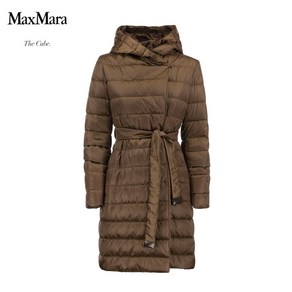 막스마라 MAX MARA 노베프 NOVEF 리버시블 구스 다운패딩 토바코