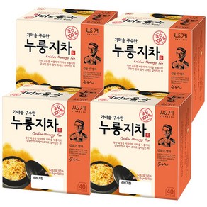 쌍계 구수한 누룽지차 40T, 1.5g, 40개입, 4개