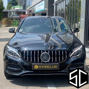 스타클럽 벤츠 C클래스 W205 세로그릴 C200d C220d C250d C43, 부산장착점(공임비 10만 현장지불), 크롬(실버)