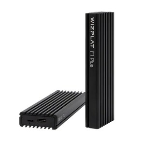 [위즈플랫] SSD 외장케이스 FLEX Dive F1 Plus [M.2 SATA&NVMe/USB3.2 Gen2] [하드미포함], 1개