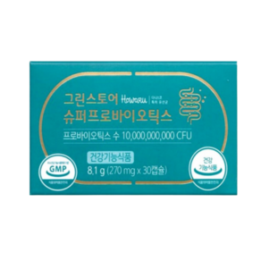 그린스토어 슈퍼 프로바이오틱스 270mg x 30캡슐/약국정품/건식마켓, 30정, 1개