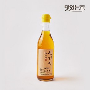 맛있는가 최씨네참기름 100% 통깨 들기름, 350ml, 1개