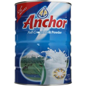 2 Pound (Pack of 1) Plain Ancho Full Ceam Milk Powde -90 2파운드(1팩) 플레인 앵커 풀 크림 밀크 파우더 -900g/2l, 1개, 900g