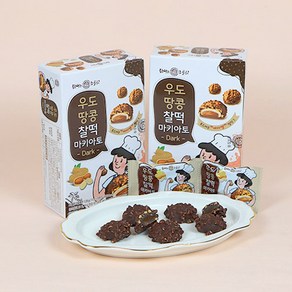 [1+1]우도땅콩초코찰떡파이 땅콩찰떡마키아토, 2개, 128g