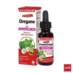 NUTRIDOM 오레가노 오일 영양제 Oegano with MCT Oil Dop 30mL, 1개