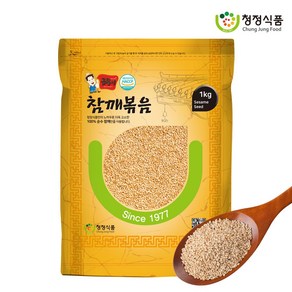 청정식품 HACCP 수입산 고소한 통 참깨볶음 1kg