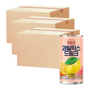 썬키스트 과일촌 과일믹스 드링크 175ml 캔 30 x 3개