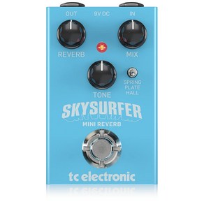 Electonic) SKYSURFER MINI REVERB Blue 티시 일렉트로닉(Tc 디지털 리버브 페달, 1개