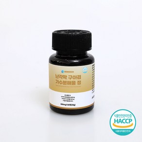 휴마린코리아 구아검 난각막 가수분해물정 600mg 관절 영양, 1개, 60정