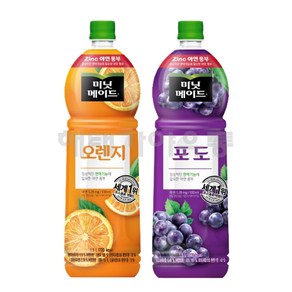 미닛메이드 오렌지 포도 1.5L 각6개씩 12개