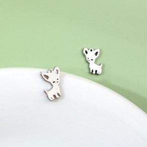 비즈아이 [8-113-06]써지컬스틸 펜던트 사막여우 6x9mm 1개