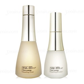 숨37도 타임 에너지 스킨 리셋팅 리파이닝 토너 160ml+소프트닝 에멀전 130ml 스킨로션