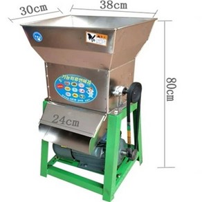 고구마 감자 가는 기계 으깨기 전동 모터 머신 전분, 800 스테인레스 (모터 포함) (벨트포함)