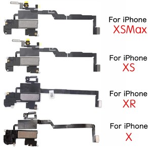 이어 스피커 모듈 및 페이스 ID 센서 X XR XS max용 근접 조명 플렉스 케이블 어셈블리 교체형