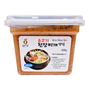 소고기된장 찌개양념 된장 500g x 4개 / [이조식품 요비담]