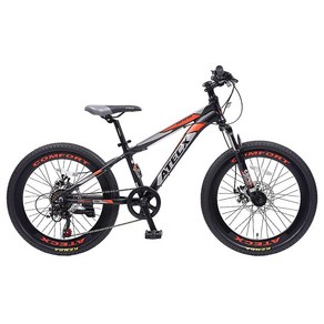 [아텍스자전거] COMFORT 2200D 22인치 7단 주니어용 MTB 자전거 2022, 블랙/네온, 1개