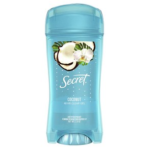 시크릿 데오드란트 클리어젤 코코넛향 Secet Clea Gel Deodoant Coconut Scent 73g 2팩, 2개