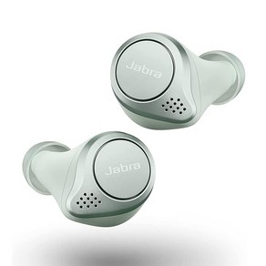 골전도 이어폰 오리지널 jabra elite 75t 트루 와이어리스 블루투스 은 액티브 노이즈 감소 고충실도 방수 헤드폰을 지원합니다.