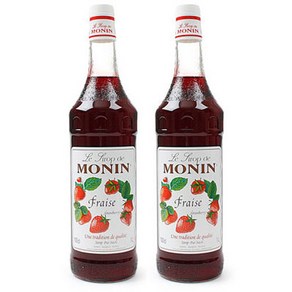 모닌 스트로베리 딸기시럽 1000ml 2개세트, 1L, 2개