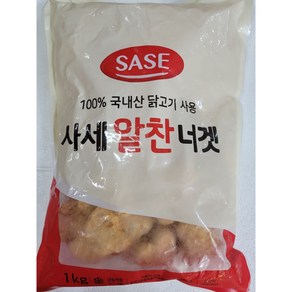 [미쓰리푸드마켓]사세 알찬너겟 1kg 치킨너겟, 1개