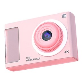 작은 카메라 CCD 센서 카메라 48MP 더블 렌즈 4K 3264X2448 디지털 촬영, 분홍색, 1개