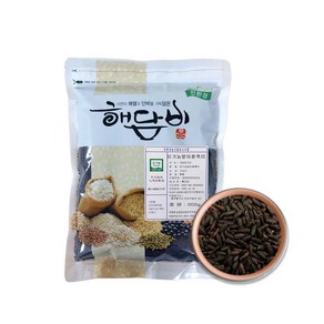 국내산 유기농발아찰흑미 500g (2024년산), 1개