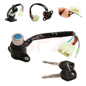 Motocycle Ignition Stat Switch Lo Key Assembly 35100413007 Fo Honda CB400 19781987, 한개옵션1, 한개옵션0