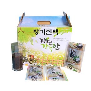 황기진액 100mlx60포 황기진액100mlx60포 황기즙 좋은원료로 건강한 맛을낸 황기, 6L, 1개