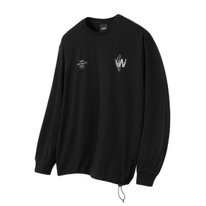 스위브 Bottom Hem Sting Long Seve T-shits Black LSRSCTR114M 526246