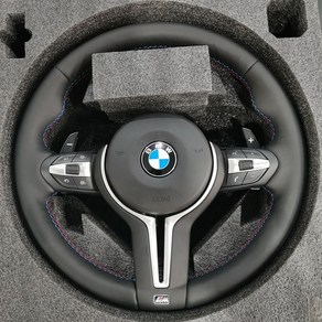 BMW M 핸들 열선 튜닝 가죽 F바디 E바디 로고 내장, M3M6 스티어링 휠