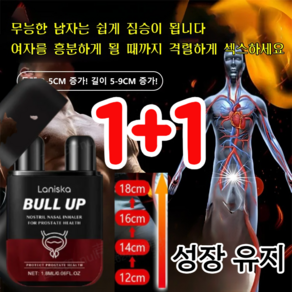 1+1 전투력 강화된 남성용 비강 흡입기 전립선 관리 비강 흡입기 남성 바디 케어 비강 흡입기, (4+4)1.8ml