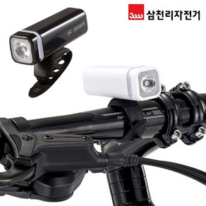 삼천리 올러스 헤드 라이트 1W 고휘도 LED 생활방수 AF015 자전거 전조등, 블랙, 1개