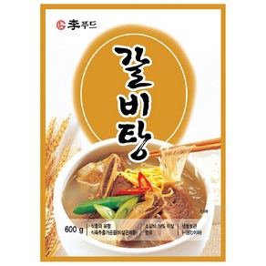 이푸드 갈비탕 600g 간편갈비탕 소갈비탕, 1개