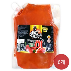 베트남 핫칠리소스 옹차바 스리라차 매운맛 대용량업소용[고추42%]2.2kg ongchava tuong ot siacha chilli sauce, 2.25kg, 6개