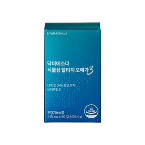 여에스더 식물성 알티지 오메가3 440mg × 60캡슐, 60정, 1개