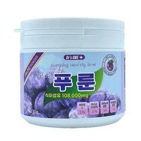 닥터스원 농축분말 푸룬 식이섬유 유산균, 5개, 330g