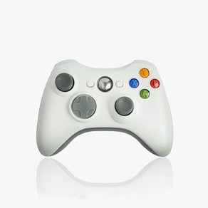 xbox 360 호환 컨트롤러 게임패드 무선제어기 호환 PC 테슬라 모델3 모델Y XS, 화이트, 1개